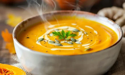 Ciorbă de dovleac cu ghimbir – Rețeta de toamnă pentru imunitate și digestie