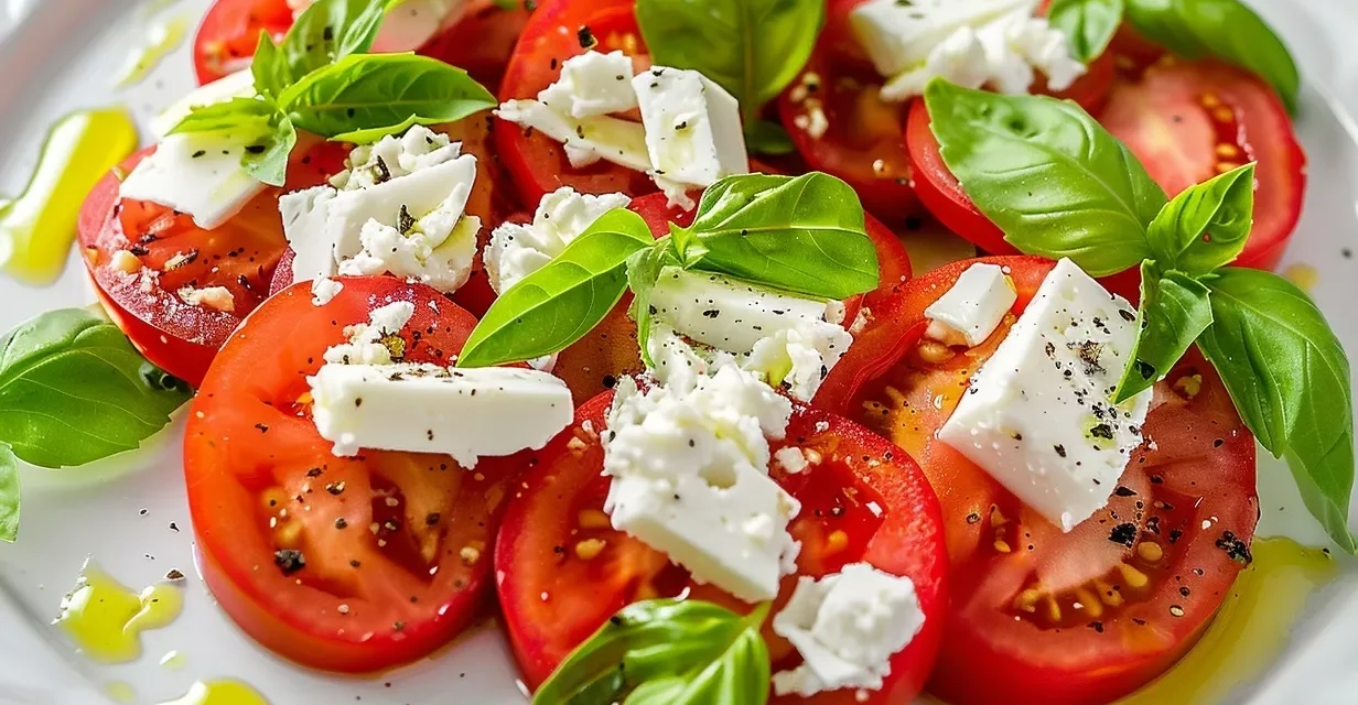 Salată de roșii cu brânză de burduf – Rețeta de vară pentru sănătatea inimii