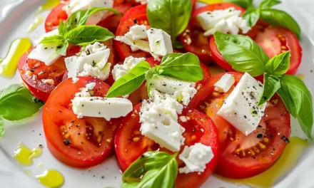 Salată de roșii cu brânză de burduf – Rețeta de vară pentru sănătatea inimii
